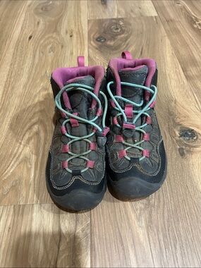 Keen Hiking Boots with Pink & Teal Accents